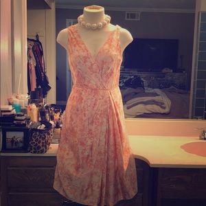 Orange Talbots orange Vintage dress